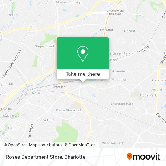 Roses Department Store map