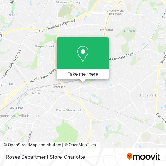 Roses Department Store map