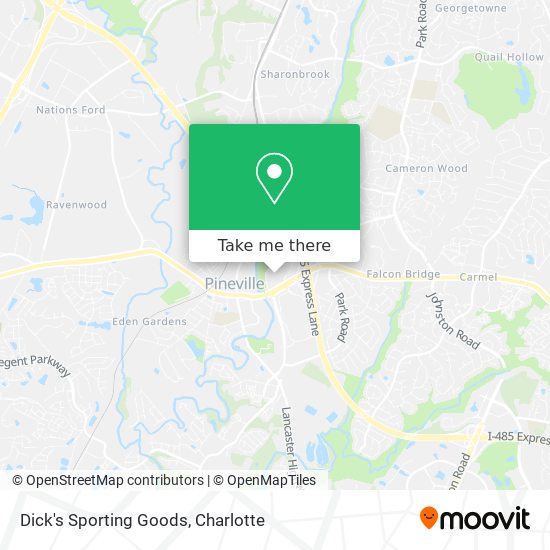 Mapa de Dick's Sporting Goods