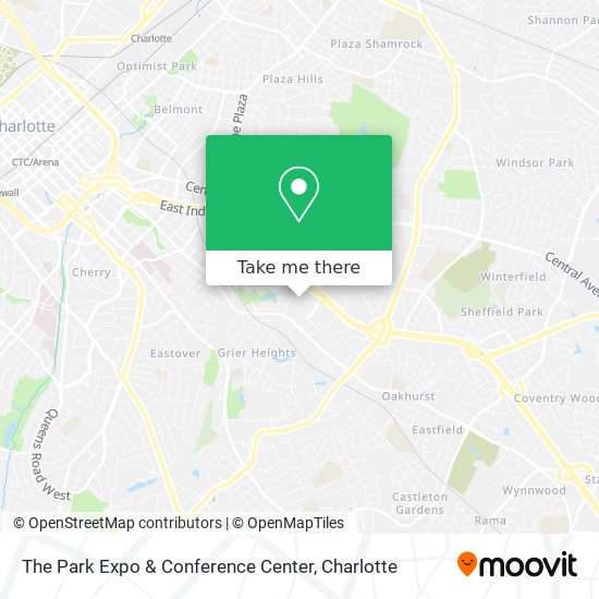 The Park Expo & Conference Center map
