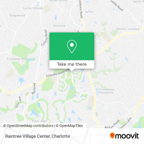Raintree Village Center map