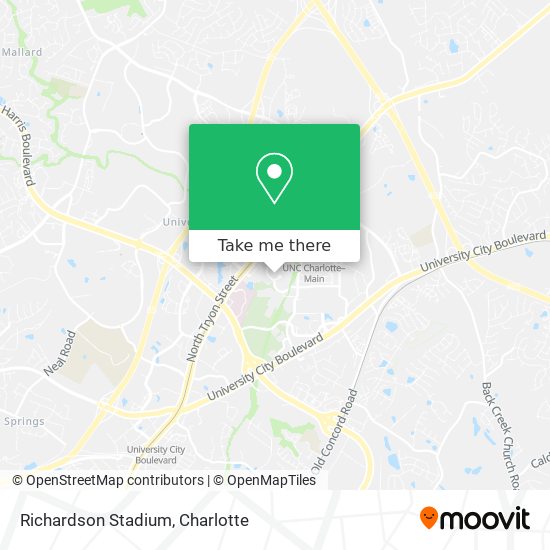 Mapa de Richardson Stadium