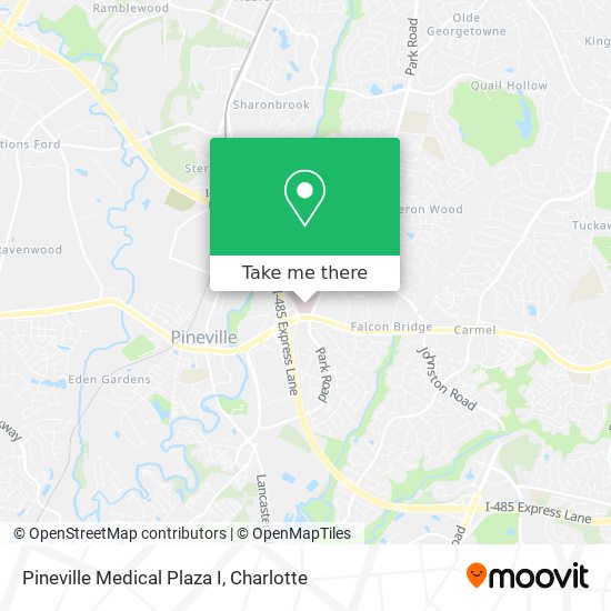 Pineville Medical Plaza I map