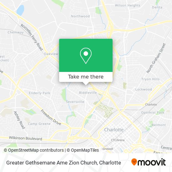 Mapa de Greater Gethsemane Ame Zion Church