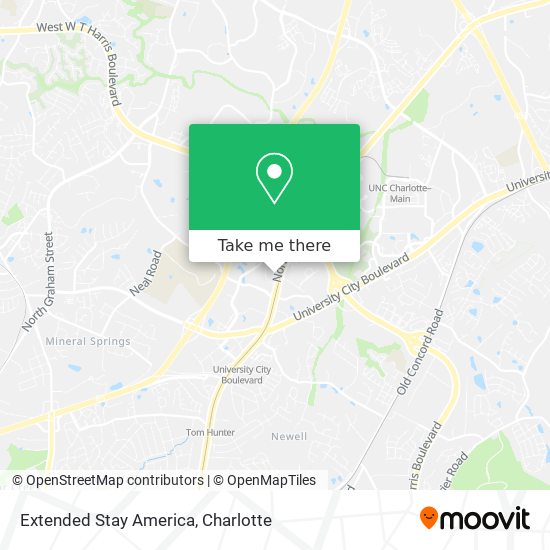 Extended Stay America map