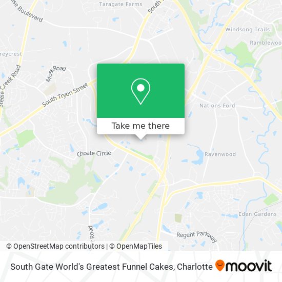 South Gate World's Greatest Funnel Cakes map
