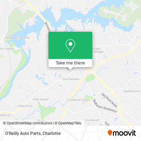 O'Reilly Auto Parts map