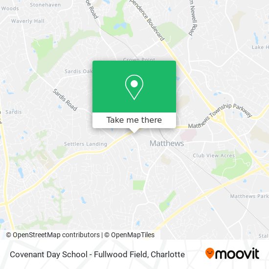 Mapa de Covenant Day School - Fullwood Field