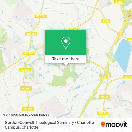Gordon-Conwell Theological Seminary - Charlotte Campus map