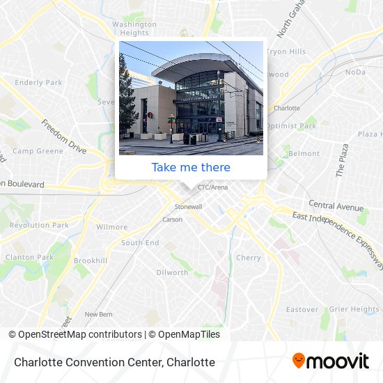 Charlotte Convention Center map