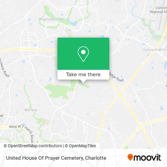 United House Of Prayer Cemetery map