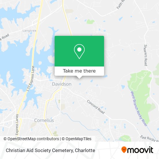 Mapa de Christian Aid Society Cemetery