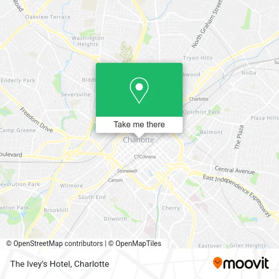 Mapa de The Ivey's Hotel