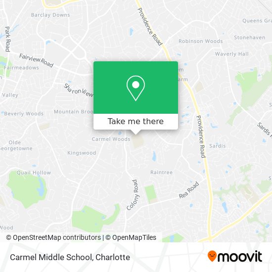 Mapa de Carmel Middle School