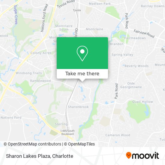 Mapa de Sharon Lakes Plaza