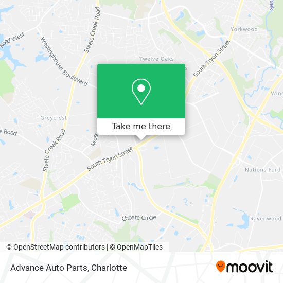 Advance Auto Parts map