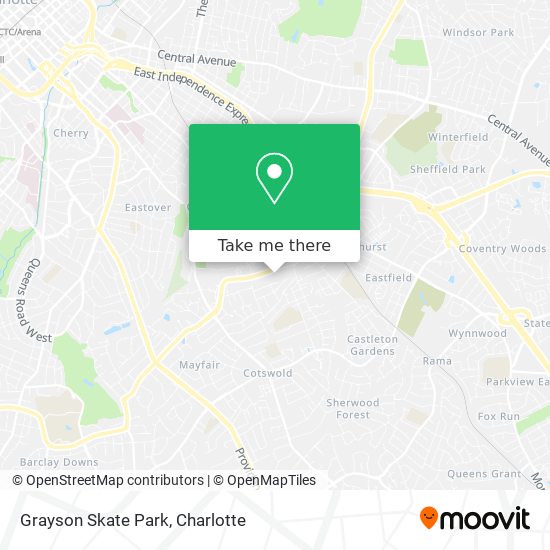 Grayson Skate Park map