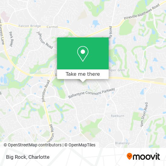 Mapa de Big Rock