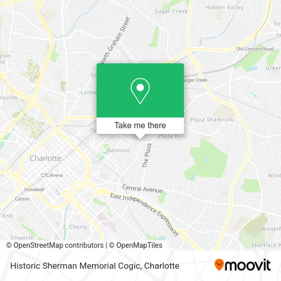 Mapa de Historic Sherman Memorial Cogic