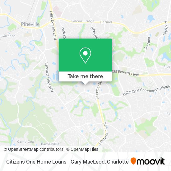 Citizens One Home Loans - Gary MacLeod map