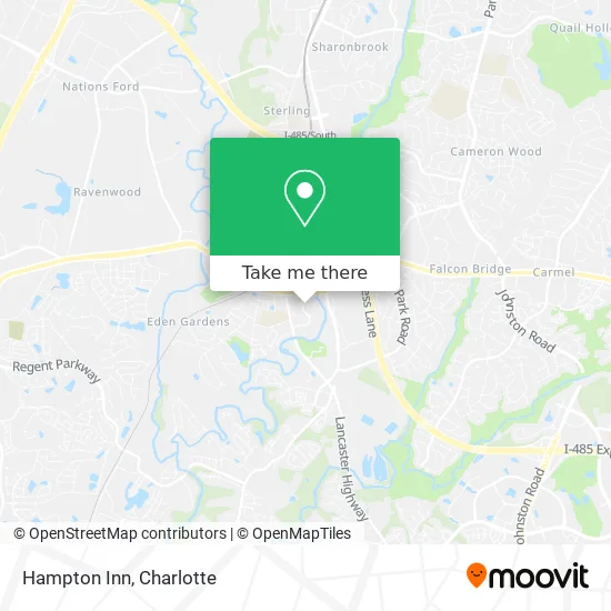 Hampton Inn map