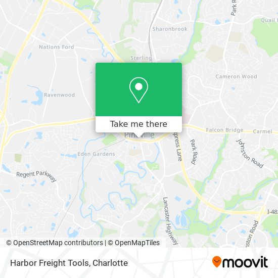 Harbor Freight Tools map