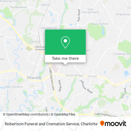 Mapa de Robertson Funeral and Cremation Service