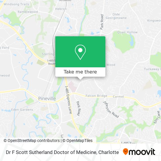 Mapa de Dr F Scott Sutherland Doctor of Medicine