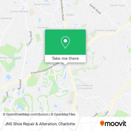 Mapa de JNS Shoe Repair & Alteration