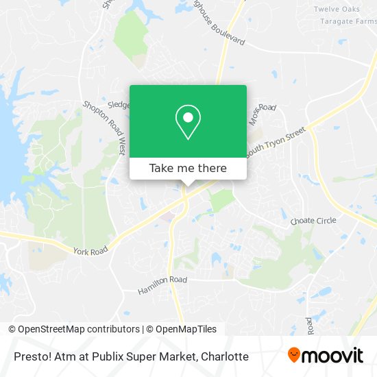 Mapa de Presto! Atm at Publix Super Market