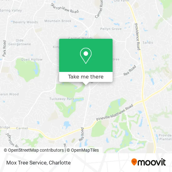 Mox Tree Service map