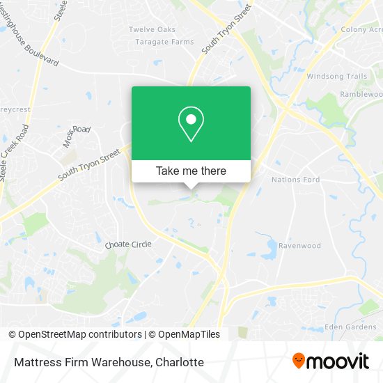 Mapa de Mattress Firm Warehouse