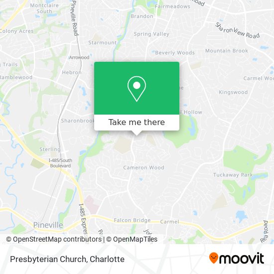 Presbyterian Church map