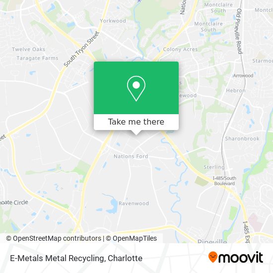 E-Metals Metal Recycling map