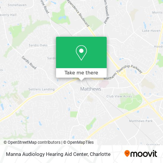 Manna Audiology Hearing Aid Center map