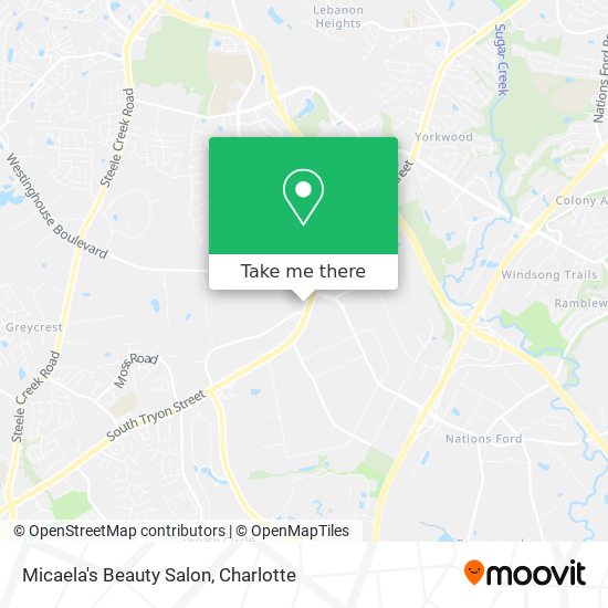 Mapa de Micaela's Beauty Salon