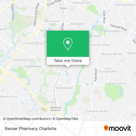Mapa de Benzer Pharmacy