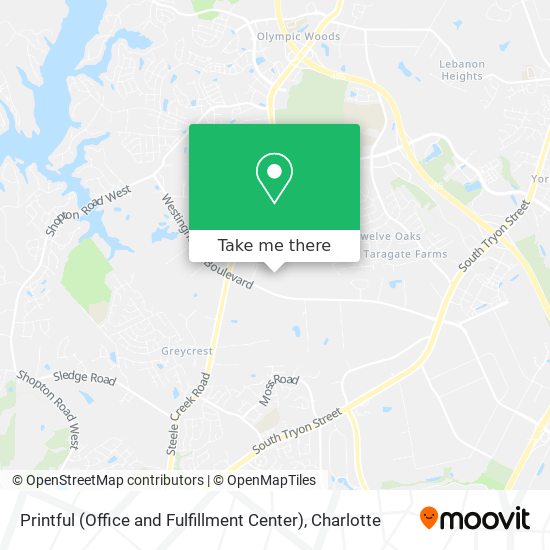 Mapa de Printful (Office and Fulfillment Center)