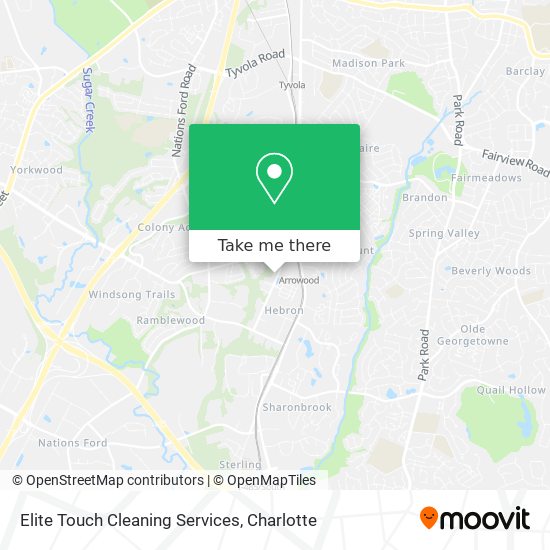 Mapa de Elite Touch Cleaning Services