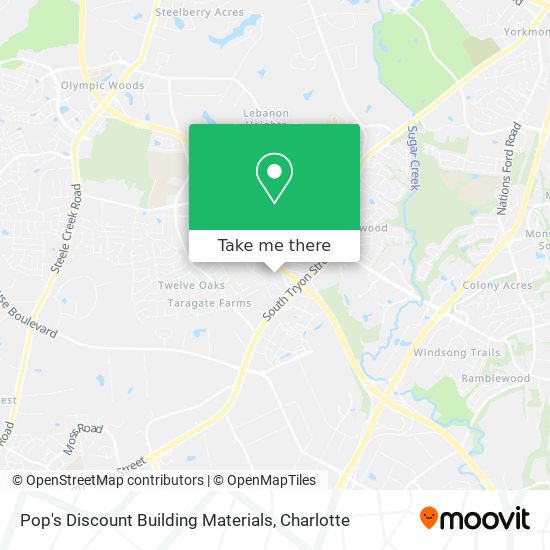 Mapa de Pop's Discount Building Materials