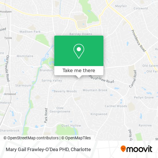 Mapa de Mary Gail Frawley-O'Dea PHD