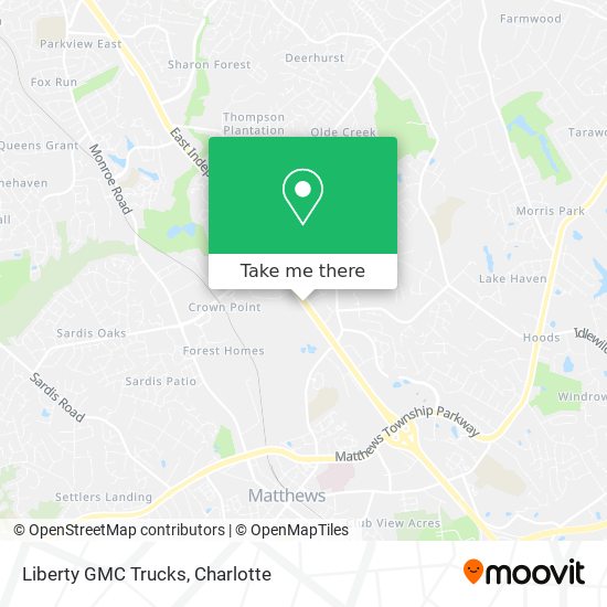 Liberty GMC Trucks map