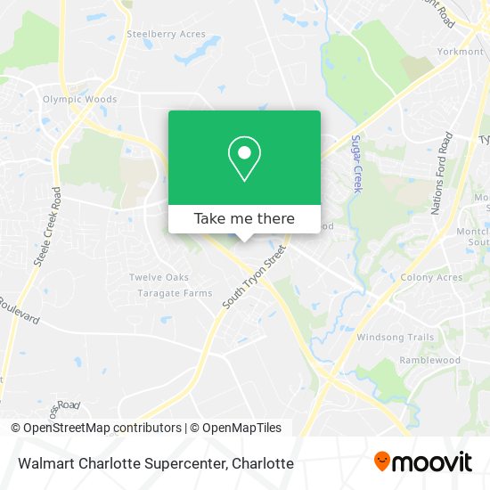Walmart Charlotte Supercenter map