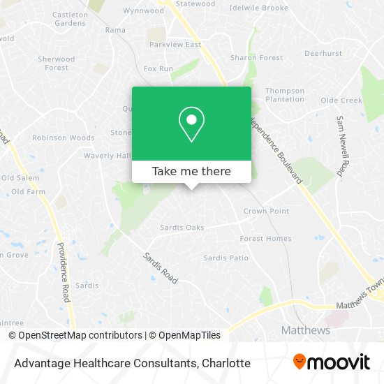 Advantage Healthcare Consultants map