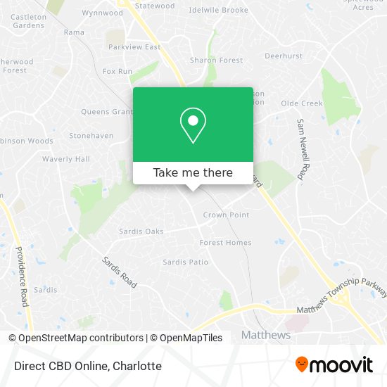 Direct CBD Online map
