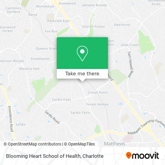 Mapa de Blooming Heart School of Health
