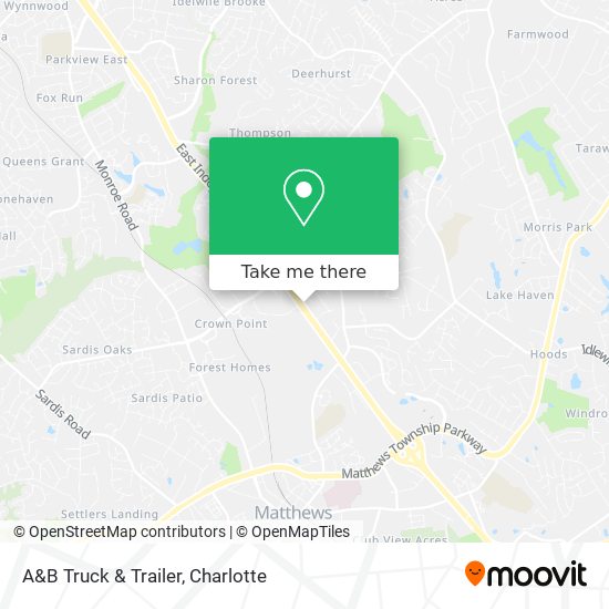 Mapa de A&B Truck & Trailer
