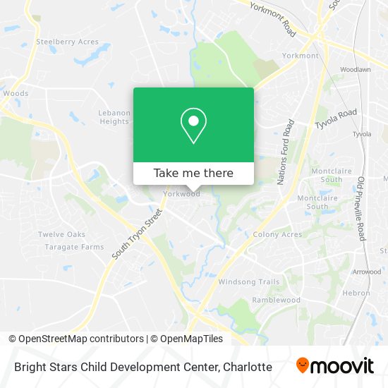 Bright Stars Child Development Center map