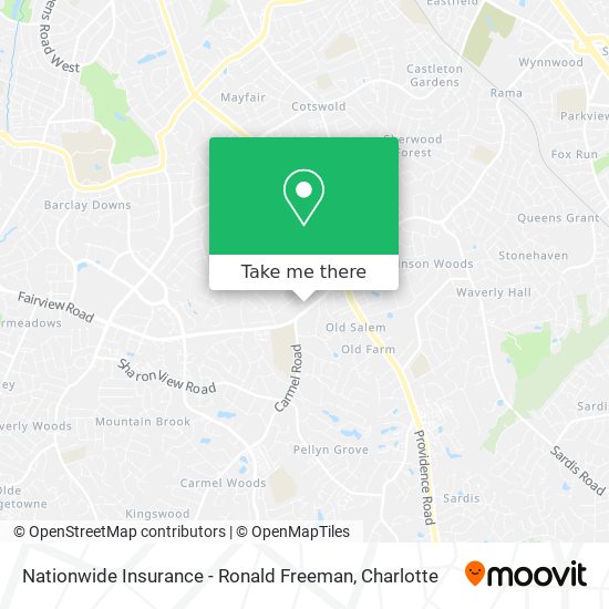 Nationwide Insurance - Ronald Freeman map