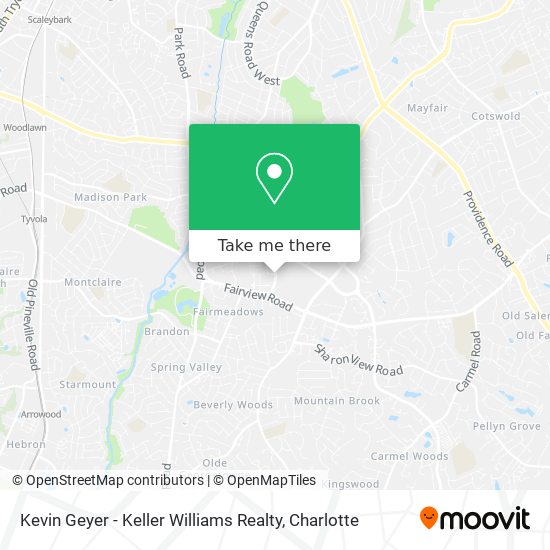 Mapa de Kevin Geyer - Keller Williams Realty